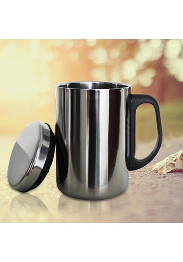 500 Ml Paslanmaz Çelik Seyahat Yalıtımlı Kupa Kahve/su/çay Bardağı 350 Ml Hediye Yeni 500 Ml