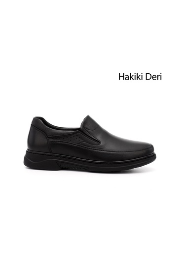 Gönderi(R) Erkek Siyah Hakiki Deri Comfort Ayakkabı Ddma73542972 Siyah