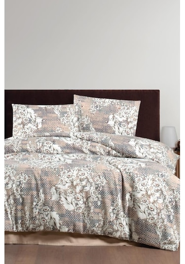 Rina 6 Parça Comforter Çeyiz Seti Kahve Kahve
