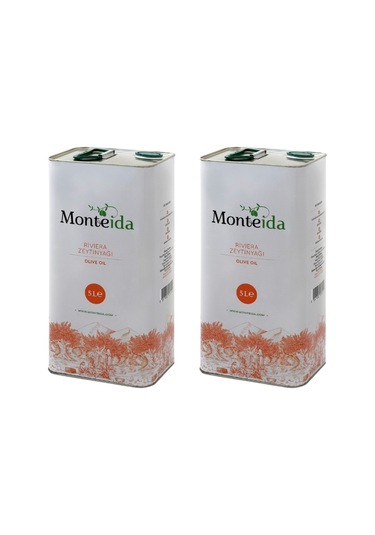 Monteida Riviera Zeytinyağı Teneke 2 x 5 L