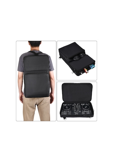 Tenfowee Pioneer Ddj-400 Dj Kontrol Cihazı İçin Çok Amaçlı Taşıma Çantası, Omuz Askılı, Poliester Korumalı Siyah