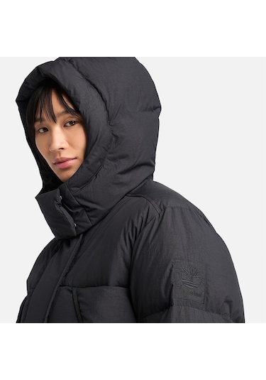 Timberland Howker Recycled Down Puffer Jacket Kadın Mont-31725 Siyah