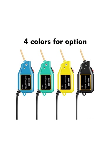 Yifomall Mavi Amerikan Standartı Taşınabilir Plastik Kaynak Makinesi - Araba Tampon Tamiri İçin Dört Tip Nakış Düz/kenar/iç Köşe/dalga + Alet Kutusu