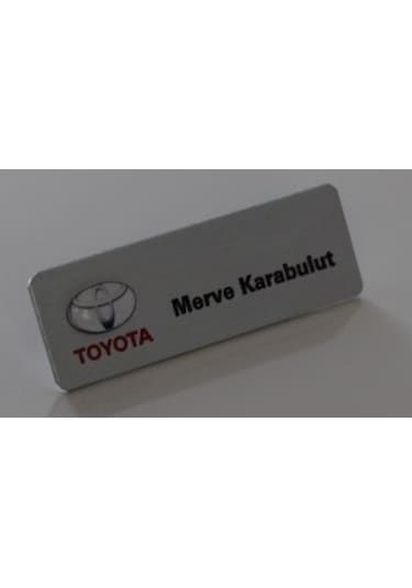 Mıknatıslı Yakalık Isimlik - 3 Mıknatıslı Manyetik Rozet Tutucu