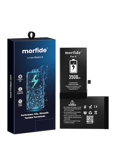 Morfide  Apple Uyumlu iPhone X  3500mah Yüksek Kapasiteli Batarya