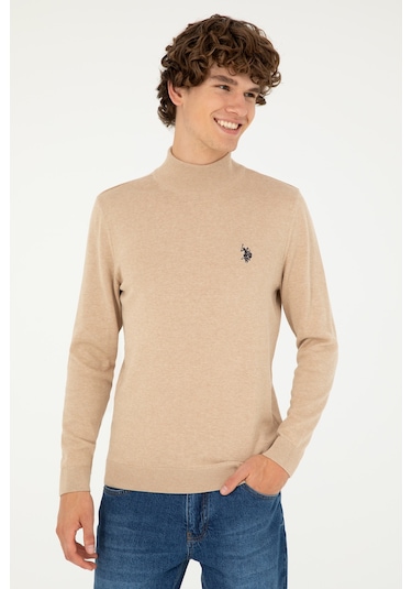 U.s. Polo Assn. Erkek Kum Melanj Kazak /triko 50293499-vr123 Kum Melanj