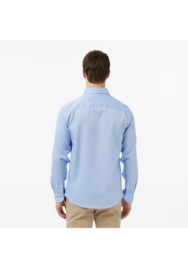 Nautica Erkek Mavi Slim Fit Gömlek Düz W65475t Mavi