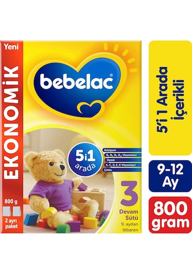 Bebelac 3 Çocuk Devam Sütü 800 G