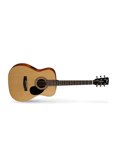 Cort Af510E-Op Elektro Akustik Gitar Open Pore Maun Elektro Ak