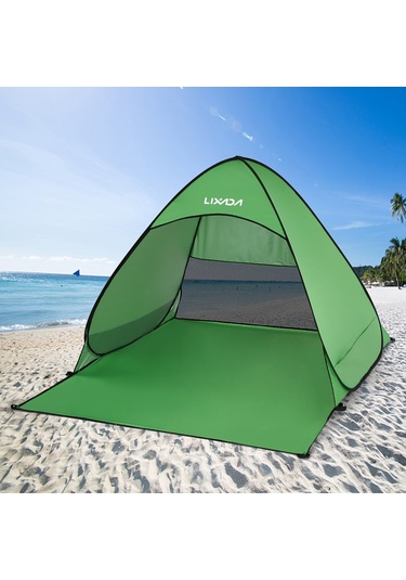 Lixada-otomatik Anında Açılır Plaj Çadırı Hafif Dış Y6911gr-2 Yeşil
