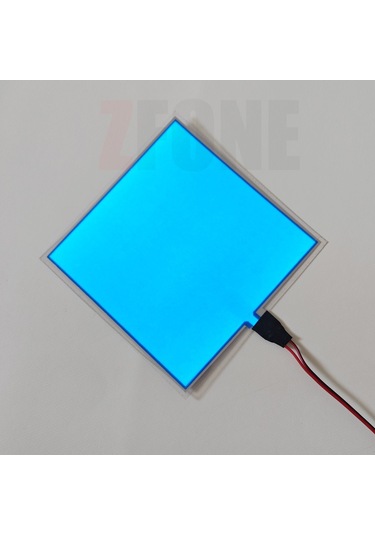 5 5 Cm Led Işık Yayan Pano Mavi