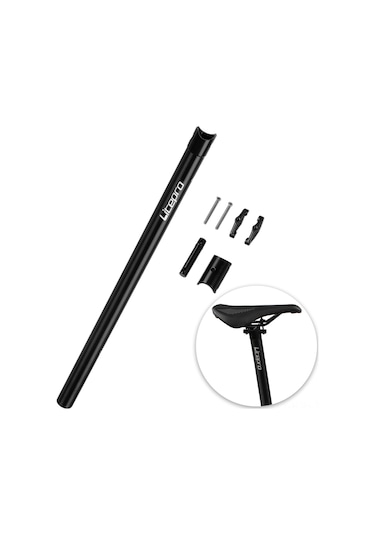 Jeehugo Dahon Katlanabilir Bisikletler İçin 31.8mm Alüminyum Oturma Çubuğu, 80kg Yüke Dayanır, Ayar Lanetli, Gümüş Renk Gümüş