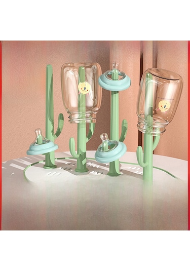 Reedark Bebek Biberon Kurutma Rafı: Çok Fonksiyonlu, Ayırılabilir, Taşınabilir - Emzik Ve Oyuncakları Hijyenik Olarak Kurut Yenilenmiş Pembe Model