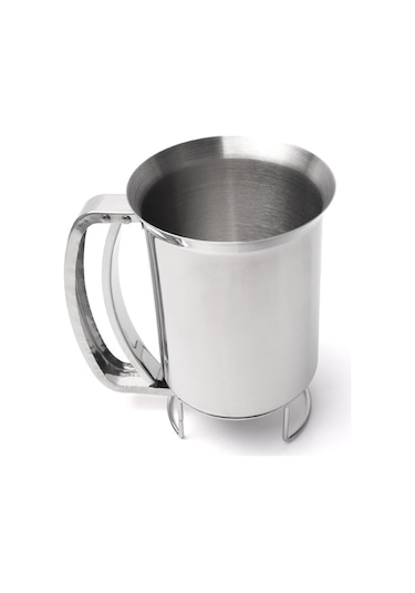 Sones Elde Taşınabilir Paslanmaz Çelik Hamur Dağıtıcısı Kek Hamuru Hunisi Karıştırma Hamur Ayırıcı