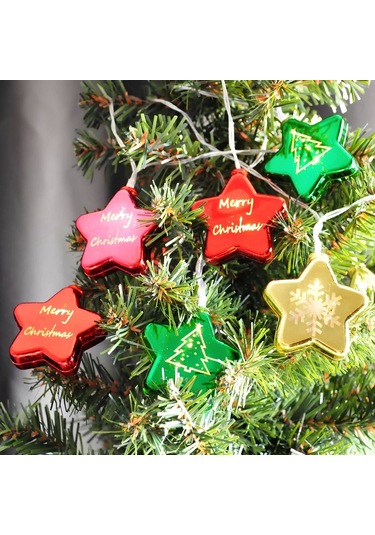 Yılbaşı Pilli Karışık Figürlü Led Işık 3 Mt