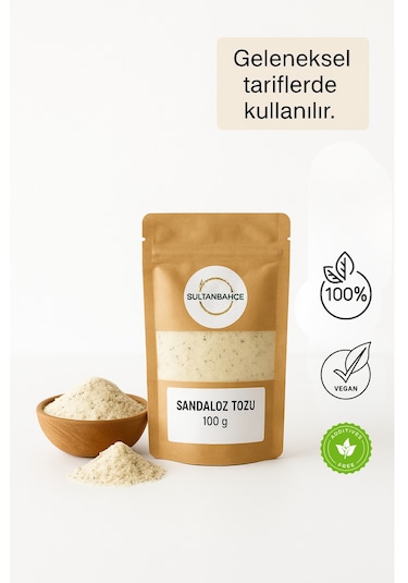 Sultanbahçe Sandaloz Sakızı Toz 100 Gr Öğütülmüş