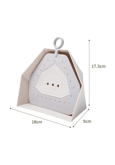 Homyl Mini Faraş Ve Silecek Seti Scrubber Taşınabilir Gri Gri