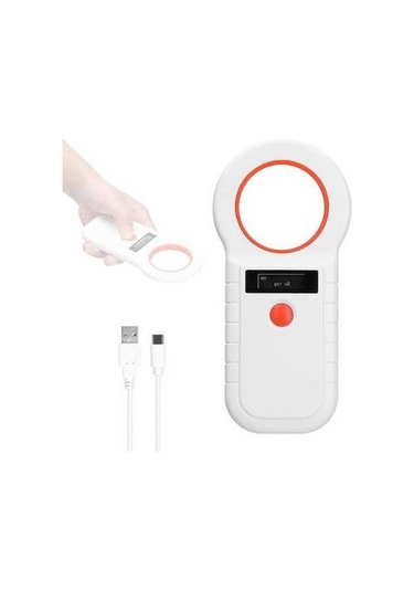 Createtech Pet Kablosuz Emıd/fdx-b Şarjlı Tarayıcı, Beyaz