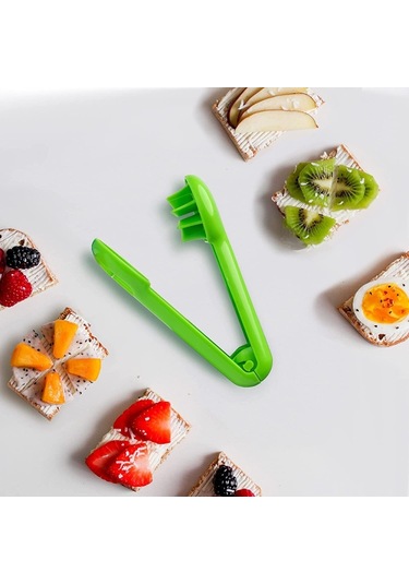 Üzüm Dilimleyici Elverişli Ev Blueberry Çilek Dilim Mutfak Araçları Yeşil Yeşil