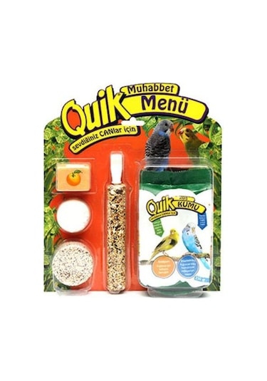 Quik Muhabbet Kuşu Menü Seti