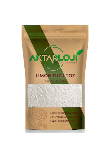 3 Kg Limon Tuzu Un İnceliğinde Öğütülmüş 1. Kalite