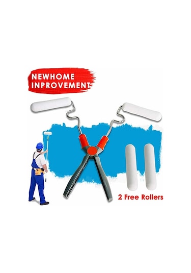 Nano Süngerli Damlatmaz Mobilya Ve Duvar Boyama Rulosu Hem Köşe H