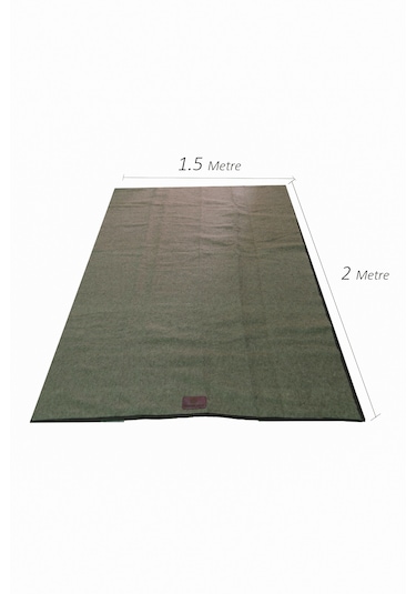 Worldcamp Keçe Yün Kamp Battaniyesi Haki Yeşili