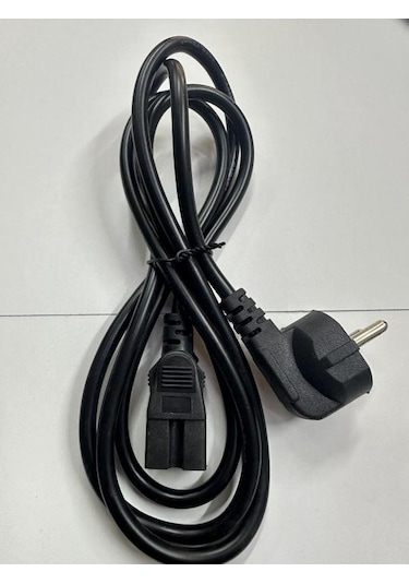 1.8 Metre Oluklu Power Kablo C15 Power Kablo 3x0.75 Mm Power Kablo