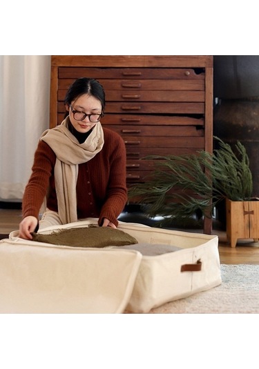 Dancemonkey Yorgan Yatak Saklama Pamuk Moho Mdj6169 Ev Dekorasyon Cbtx Çantası Battaniye Altında & Fb 140l