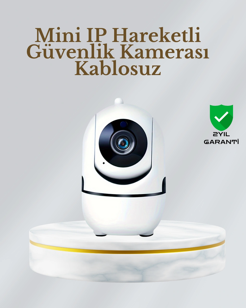 360 Dönen Akıllı Wifi Kamera Uzaktan İki Yönlü Ses Özellikli