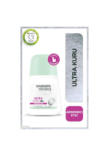Garnier Mineral Ultra Kuru Kadın Roll-On Deodorant 3'lü Set