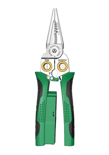 Fastbuy Çok Fonksiyonlu Paslanmaz Elektrikçi Pensesi La324108 - Elektriği Ölçer - Yeşil La324108