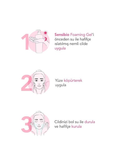 Bioderma Sensibio Foaming Hassas Ciltler İçin Temizleyici Jel 100 ML