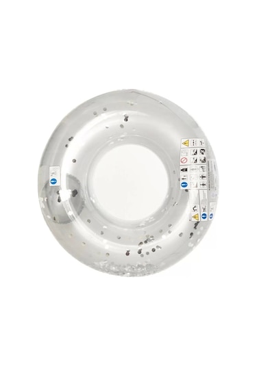 Gümüş Renkli Simli Dev Simit 109 Cm - 554396-altın Lisinya Çok Renkli