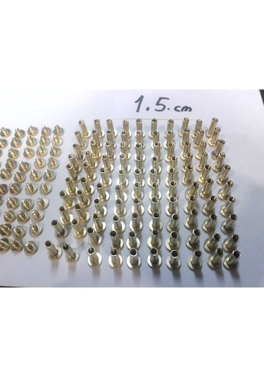 1.5 CM Dosya Klasör Menü Kartela Vidası Sarı 100 Adet