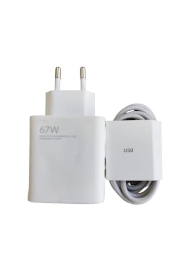 Tıklakap Xiaomi 67 Watt Turbo Şarj Cihazı+Usb Type-C Şarj Kablosu
