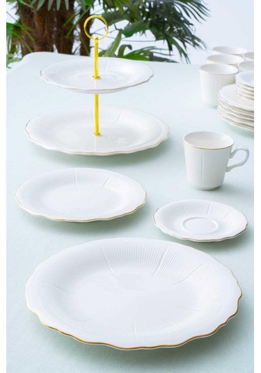 Acar Sinatra Gold 20 Parça Brunch Seti Porwm-06196 Altın