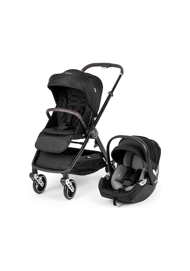 Kanz X-go Ultimate Travel Sistem Bebek Arabası Silver Siyah Antrasit - Siyah