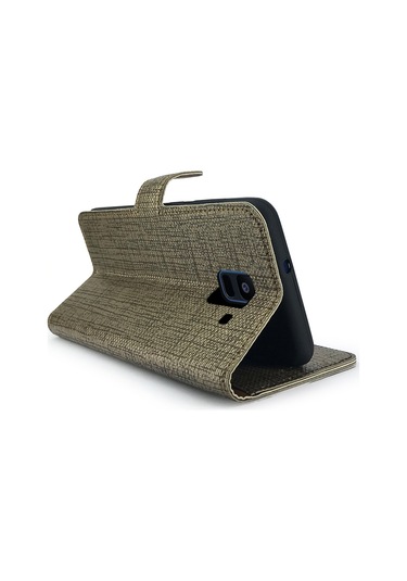 Samsung Galaxy A6 (A600) Kilif Fitcase Fabric Kapakli Cüzdanli 359200657