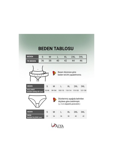 Alya Underwear Pamuklu Kadın Külot Slip Empirme Baskılı Yüksek Bel İç Çamaşırı - 5'li Paket - Lacivert Yeşil P22