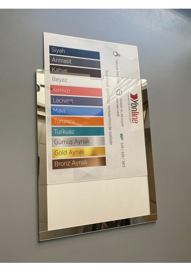 10 Adet A4 Gümüş Belge Sertifika Çerçevesi Föylük