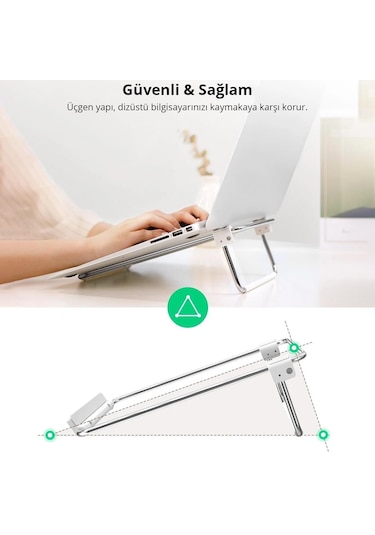 Ugreen Ayarlanabilir Katlanabilir Masaüstü Notebook Standı