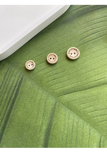 Siberiana Ahşap Düğmeler 13 Mm 10 Adet 398994910