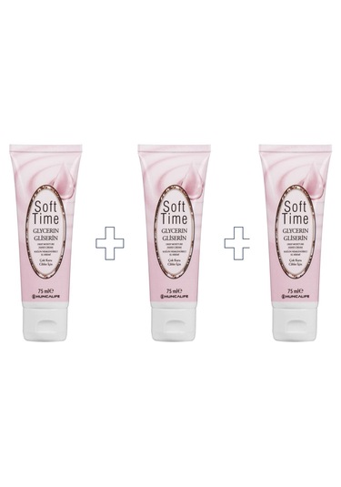 Soft Time Gliserinli, Yoğun Nemlendiricili 3 Adet El Kremi 75 Ml Diğer