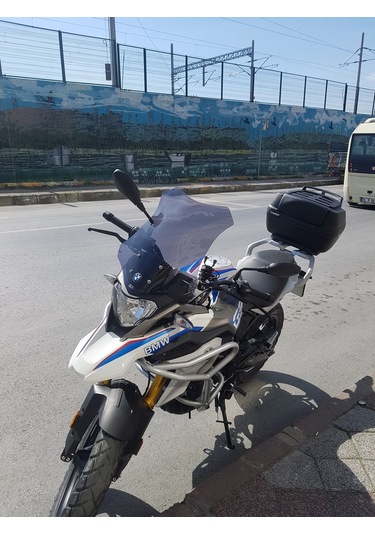 2017-20 Bmw 310Gs Uzun Ön Cam Koyu Füme Zeus 48cm 4mm G310Gs