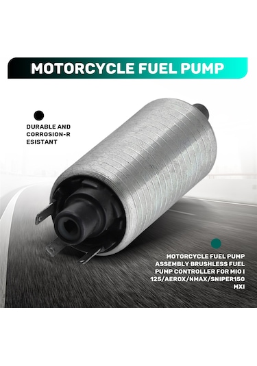 Synodicmonth Yamaha Mıo I 125/aerox/nmax/snıper150 Mxı İçin Motosiklet Yakıt Pompası Montajı Fırçasız Yakıt Pompası Kontrol Cihazı