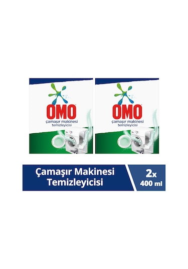 Omo Çamaşır Makinesi Temizleyicisi 2 x 400 ML