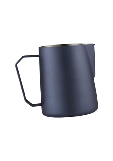 Suntek Latte Art Cafetiere Cappuccino Blue Için Buğulanmış Süt Sürahisi Buhar Sürahisi 600ml