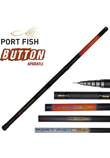 Portfish Button Aparatlı Göl Kamışı 900 CM