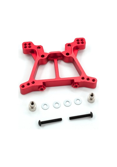 Dianziye Traxxas Slash/stampede/telluride 4wd İçin Alüminyum Ön Şok Kolu Kırmızı - 6839 Yerine Bjm008